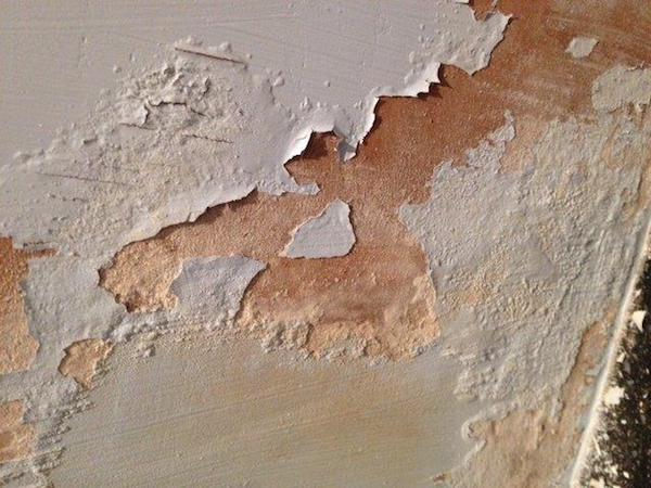 picture of rising damp plaster damage and salt deposits 1 Home